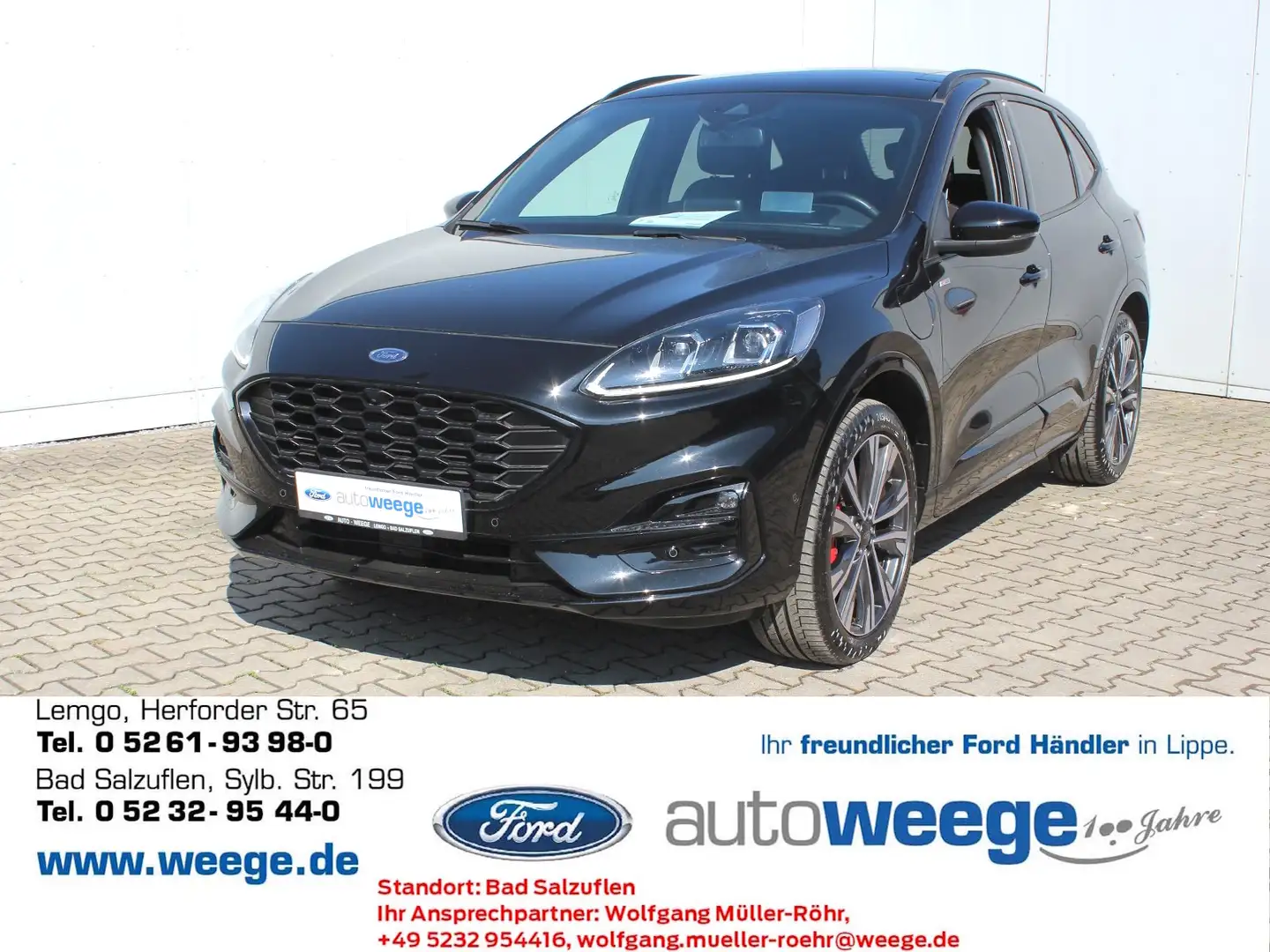 Ford Kuga Plug-In Hybrid ST-Line X 2,5 Duratec Noir - 1