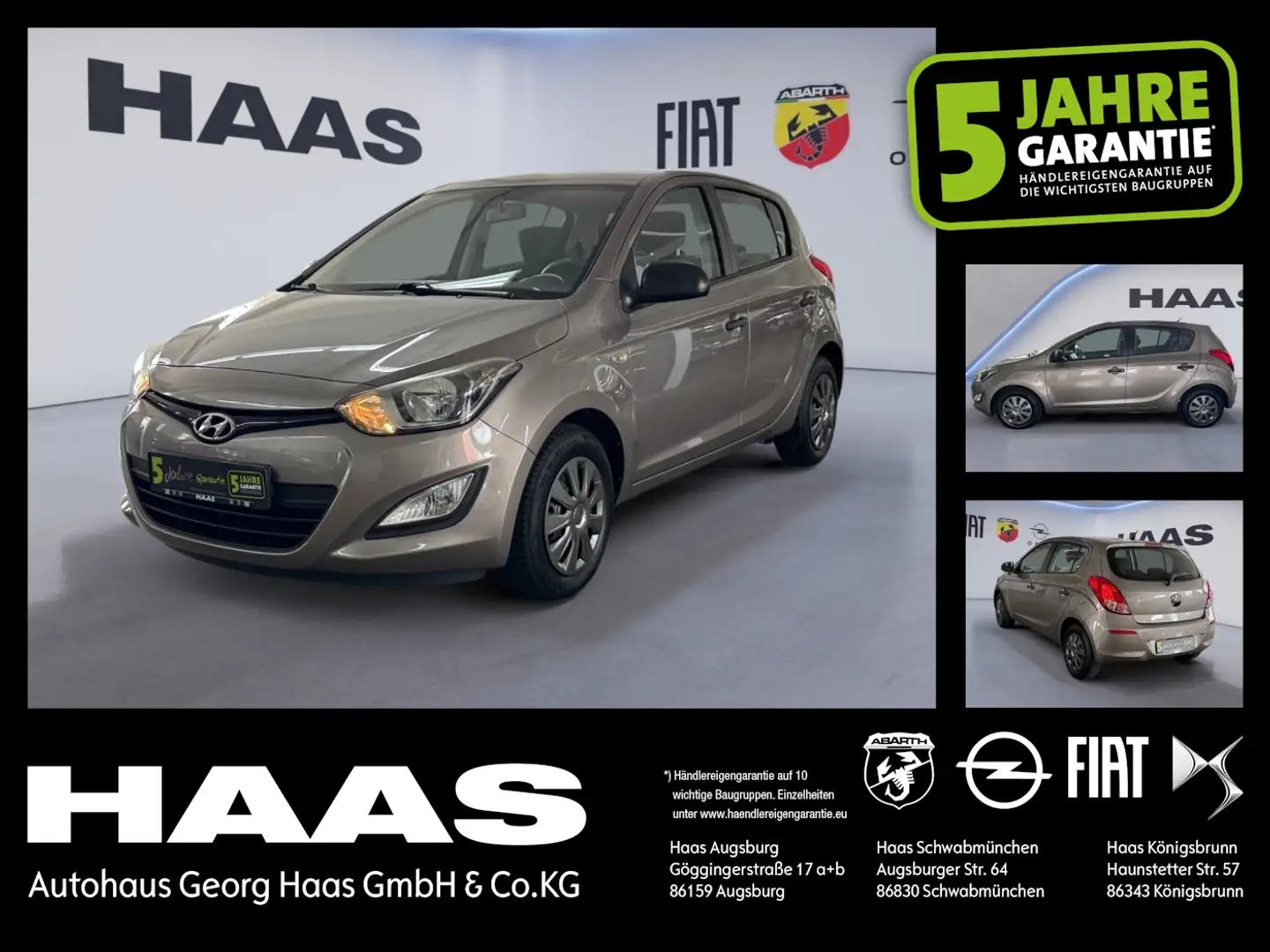 Hyundai i20 1.2 Classic Klimaanlage, USB, Top Angebot - 1