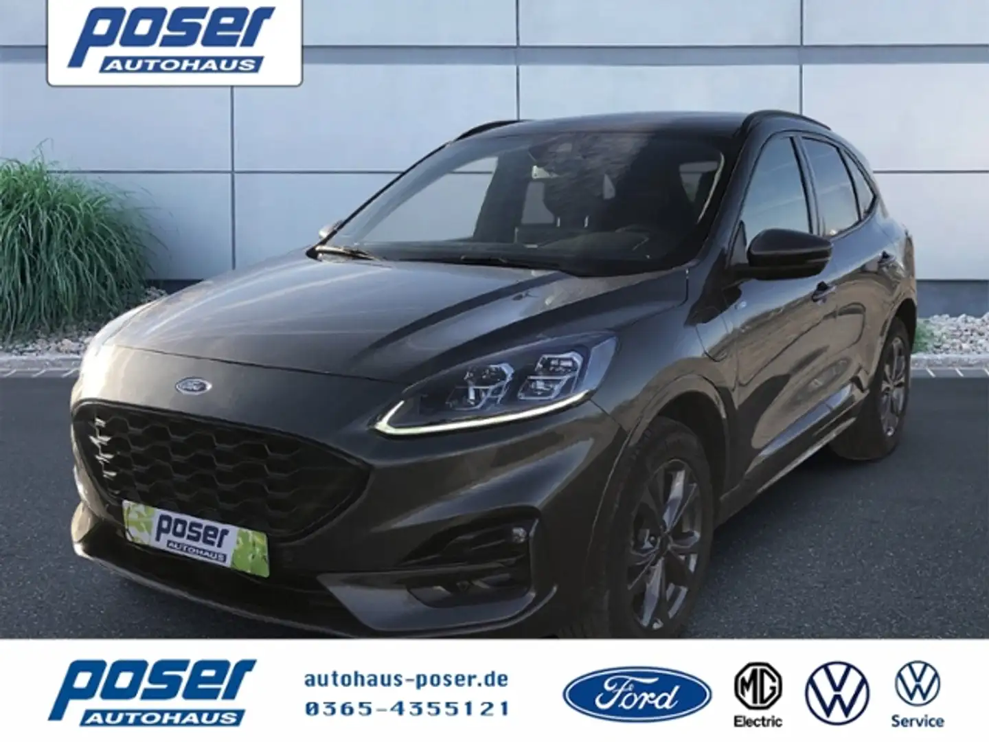 Ford Kuga Plug-In Hybrid ST-Line X LED NAVI ALU Grijs - 1