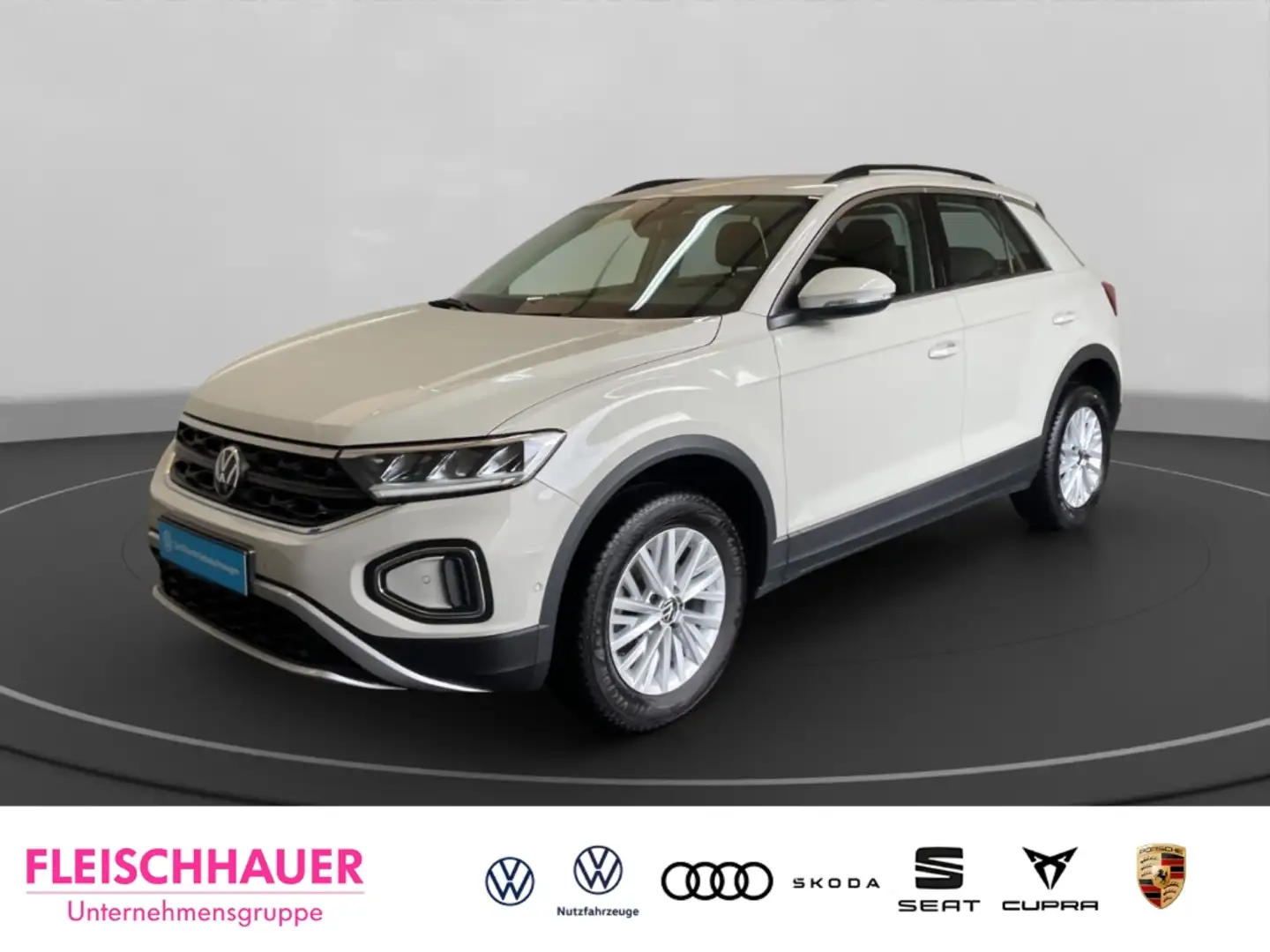 Volkswagen T-Roc 1.5 TSI Life AHK Navi Digitales Cockpit LED Apple Grau - 1