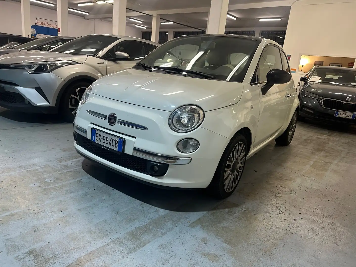 Fiat 500 500 1.2 Lounge - Pelle - Tetto - Automatica Blanc - 1