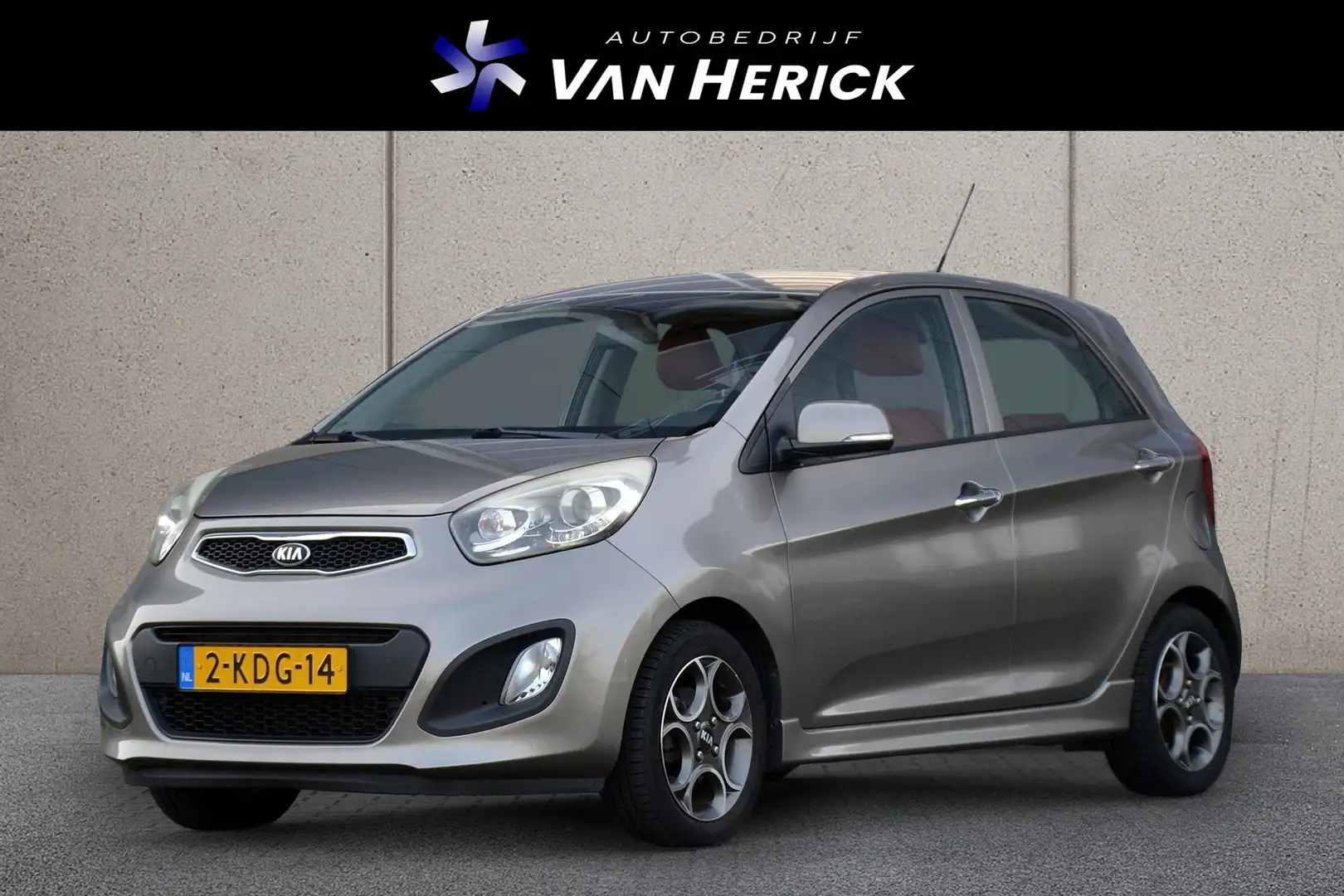 Kia Picanto 1.0 CVVT Design Edition | Airco | Leder | Parkeers Gris - 1