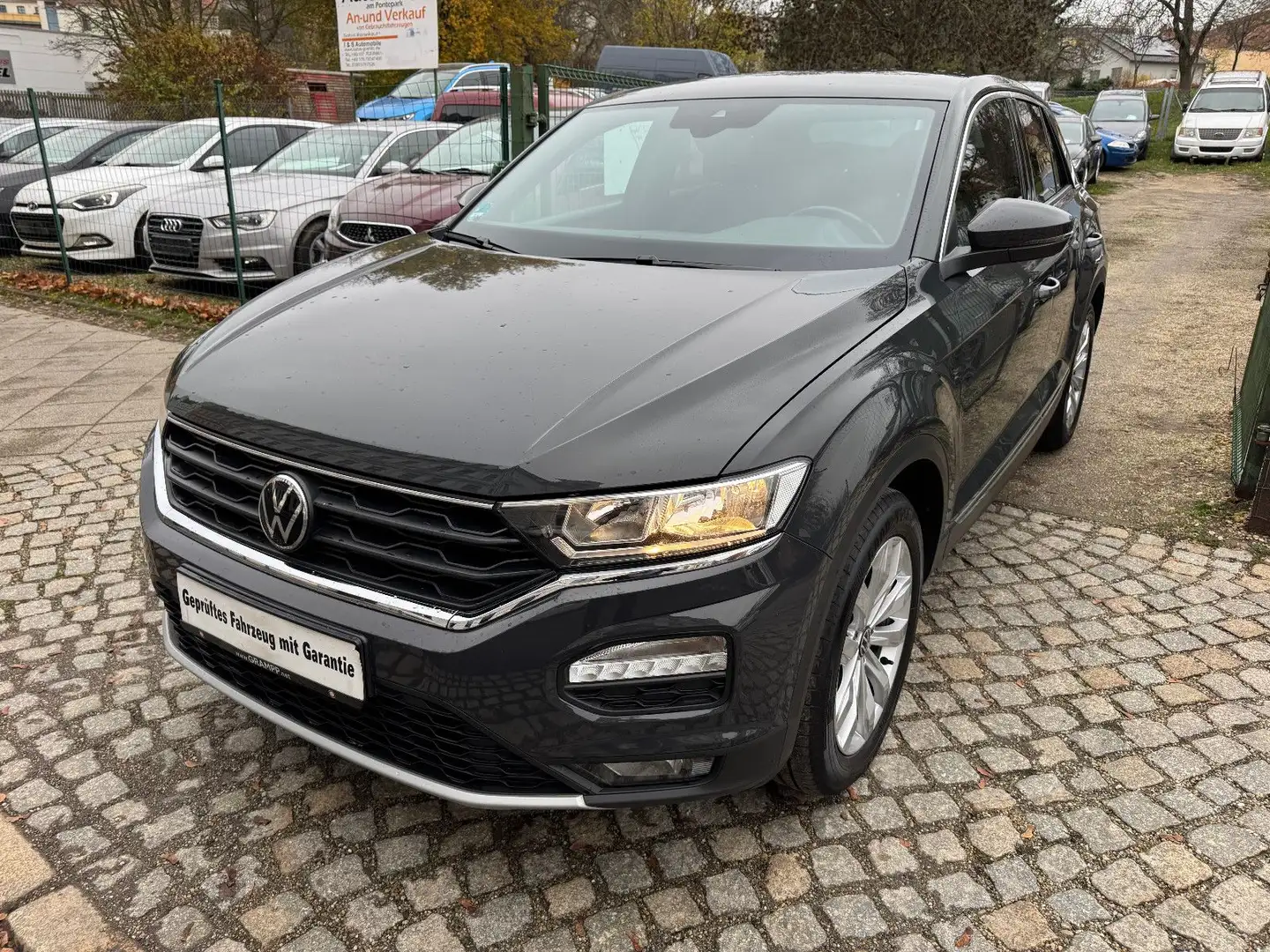 Volkswagen T-Roc Sport 1-Hand Scheckheft SR+WR Kamera Grau - 1