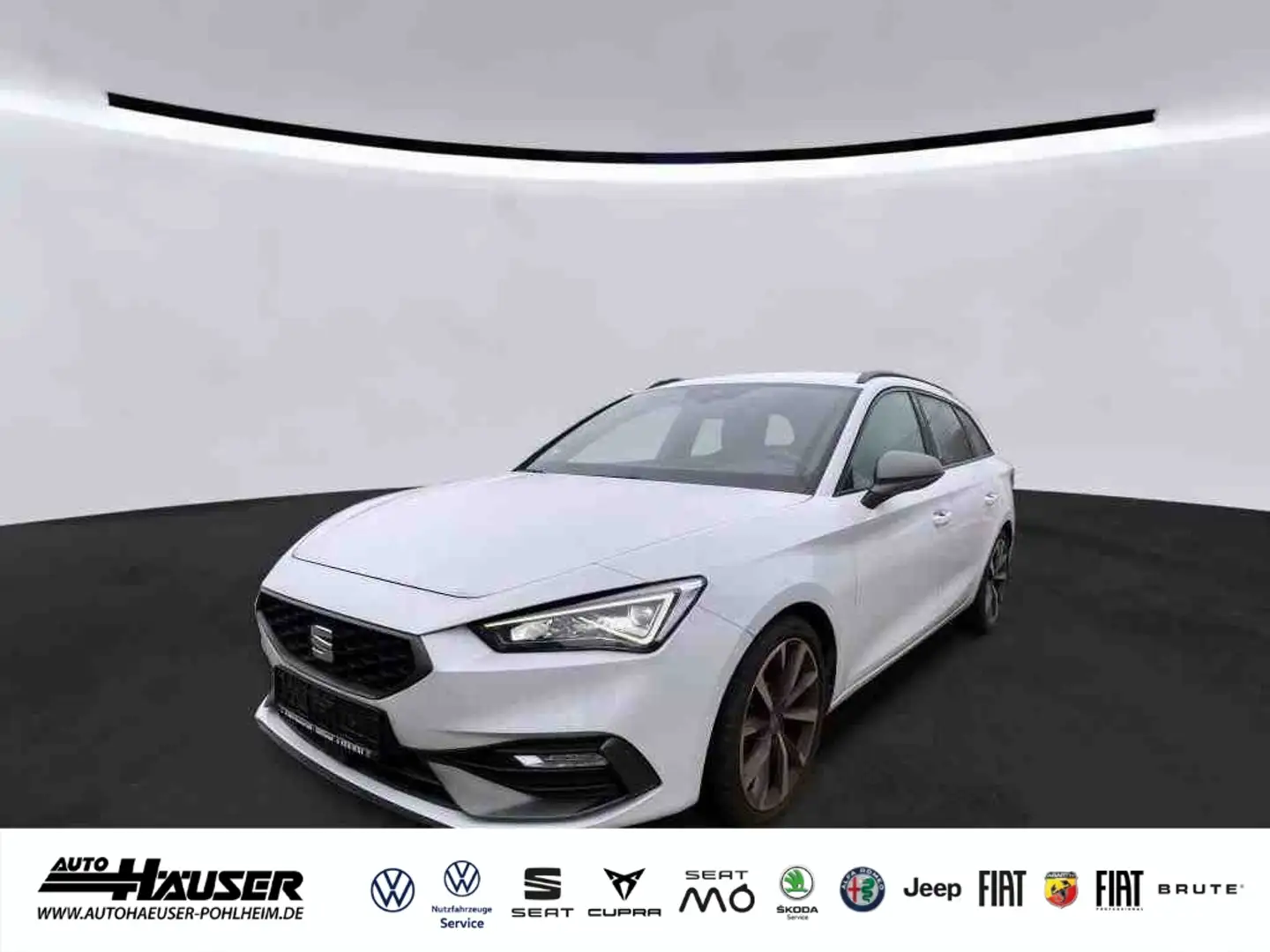 SEAT Leon Sportstourer FR 1.5 eTSI DSG AHK EL. HECKKL. NAVI Weiß - 1