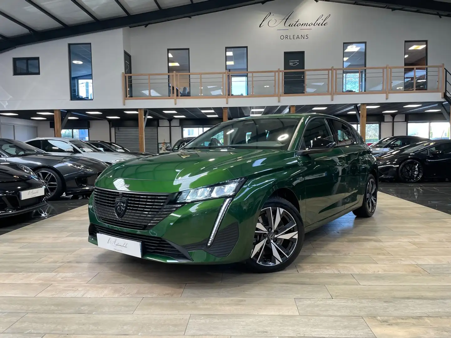 Peugeot 308 1.6 180CH HYBRID e-EAT8 - FINITION ALLURE - MIRROR Vert - 1