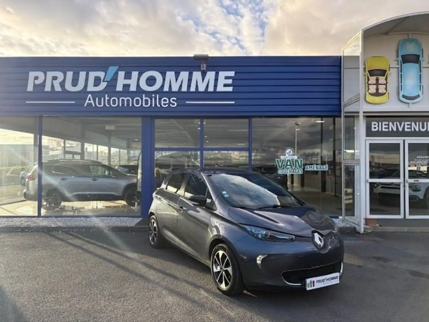 Renault ZOE INTENS CHARGE NORMALE R90 Gris - 1