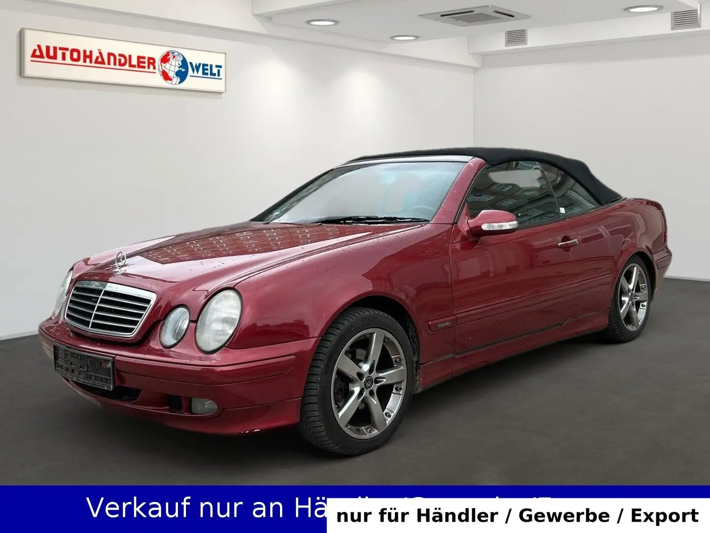 Mercedes-Benz CLK 200 Cabrio Automatik AAC Leder SHZ PDC Rot - 1