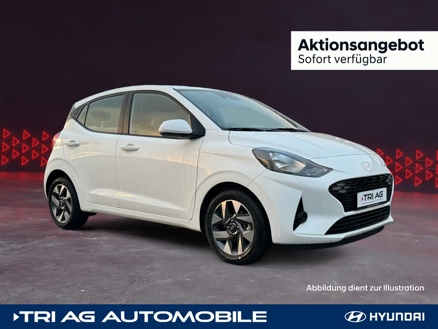 Hyundai i10 Trend (MY25) Komfortpaket Einparkhilfe Sitzh Blanc - 1