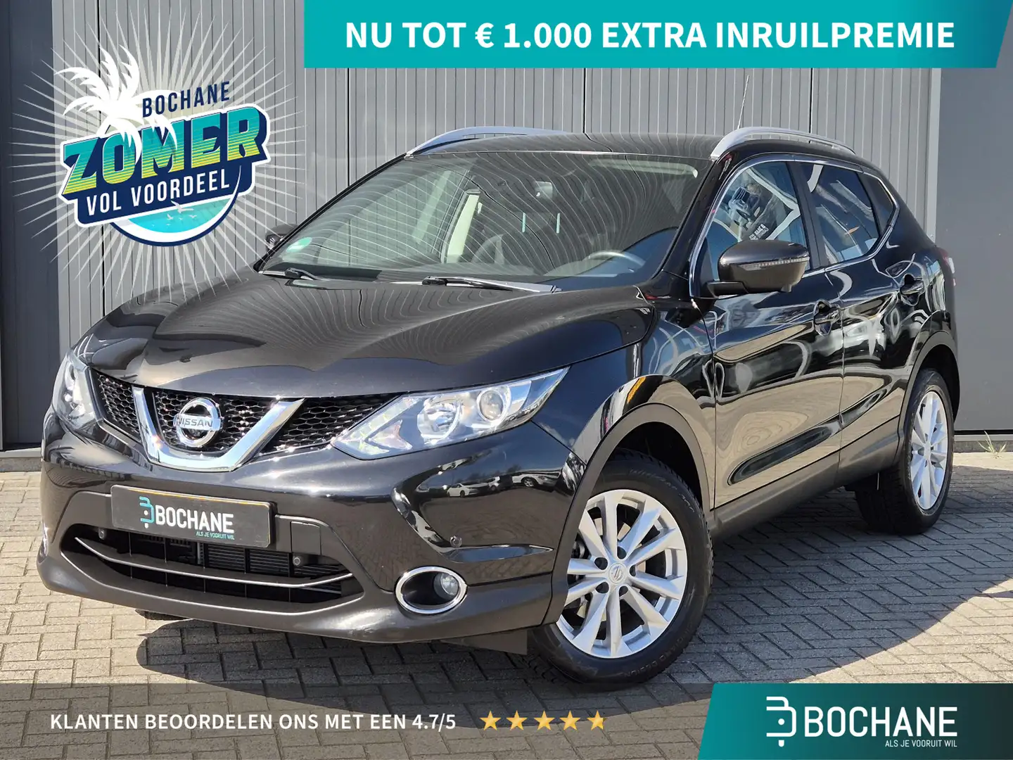 Nissan Qashqai 1.2 N-Connecta | Navigatie |  360º Camera | Trekha Negro - 1