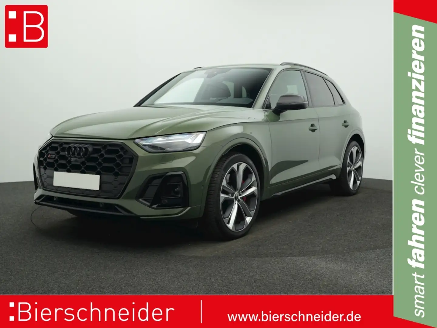 Audi SQ5 TDI quattro AHK MATRIX OPTIK-SCHWARZ NAVI ALU Grün - 1