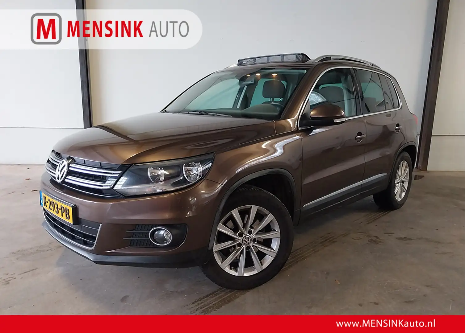 Volkswagen Tiguan 2.0 TSI 180 PK Sport&Style 4Motion PANO DAK DYNAUD Brun - 1