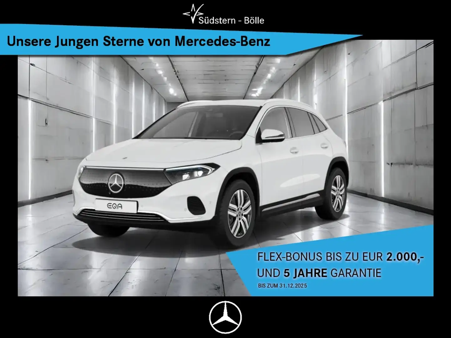 Mercedes-Benz EQA 300 4M PROGR.-ADV.+DISTR.+LNKR.HZG.+EL.HECKK Weiß - 1