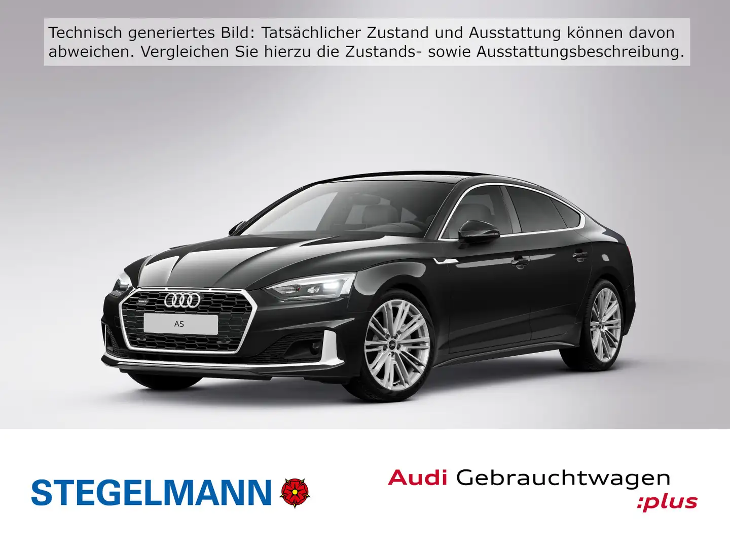 Audi A5 40 TDI qu. advanced 19Z*Pano* Schwarz - 1