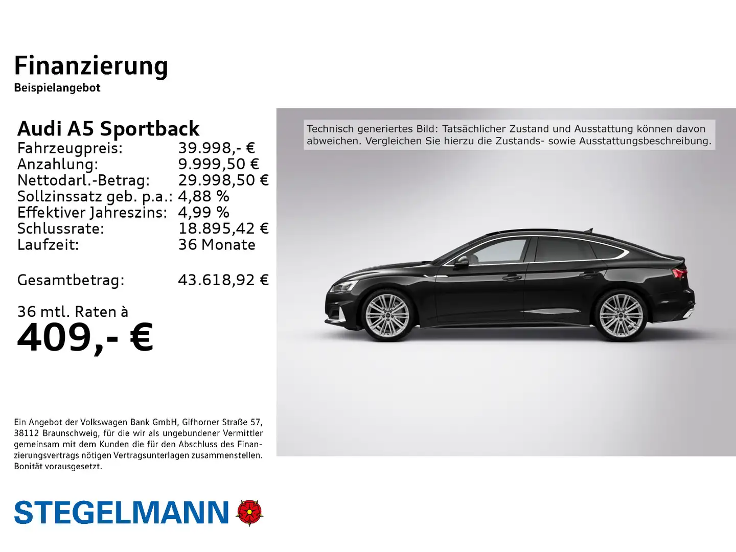 Audi A5 40 TDI qu. advanced 19Z*Pano* Schwarz - 2