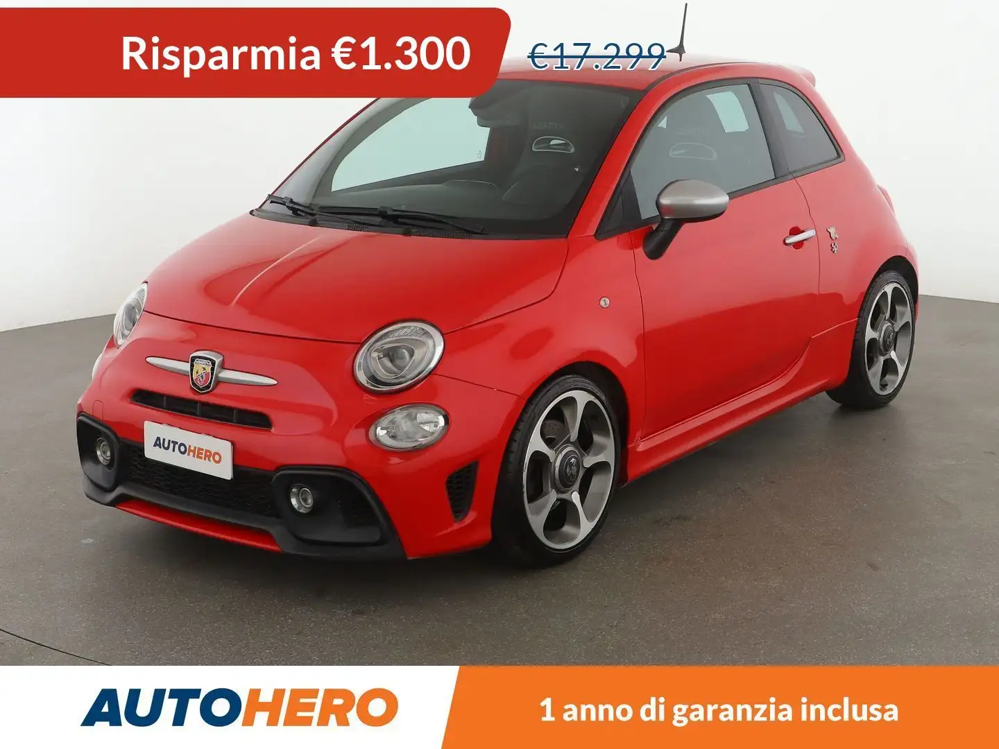 Abarth 595 1.4 Turbo Turismo 165 CV Rosso - 1
