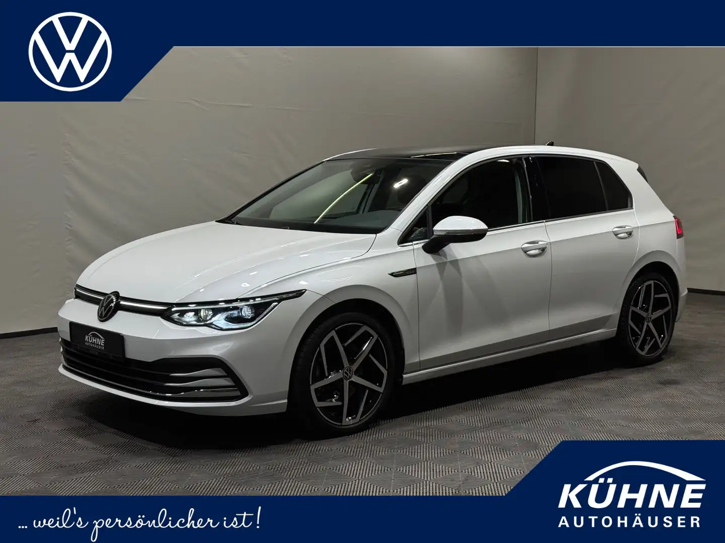 Volkswagen Golf Style 1.5 eTSI DSG | PANO IQ.LIGHT ACC DCC Weiß - 1