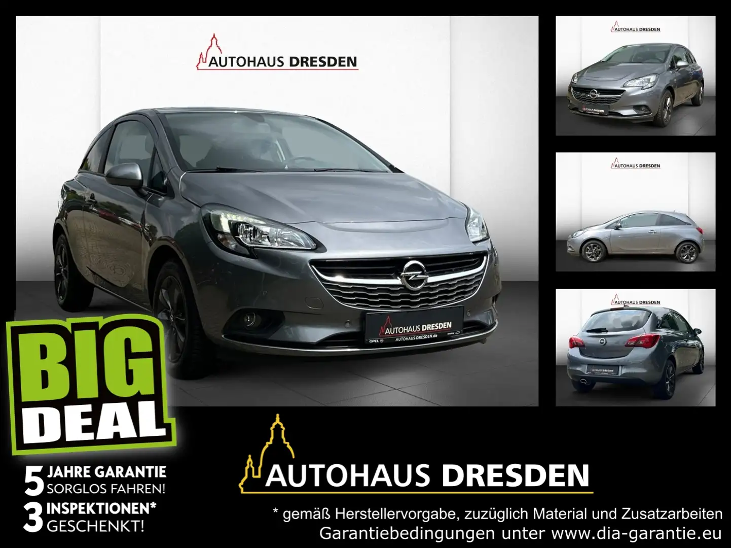 Opel Corsa EecoFlex 1.4 WINTER-PAKET , ALLWETTERREIFEN Grijs - 1