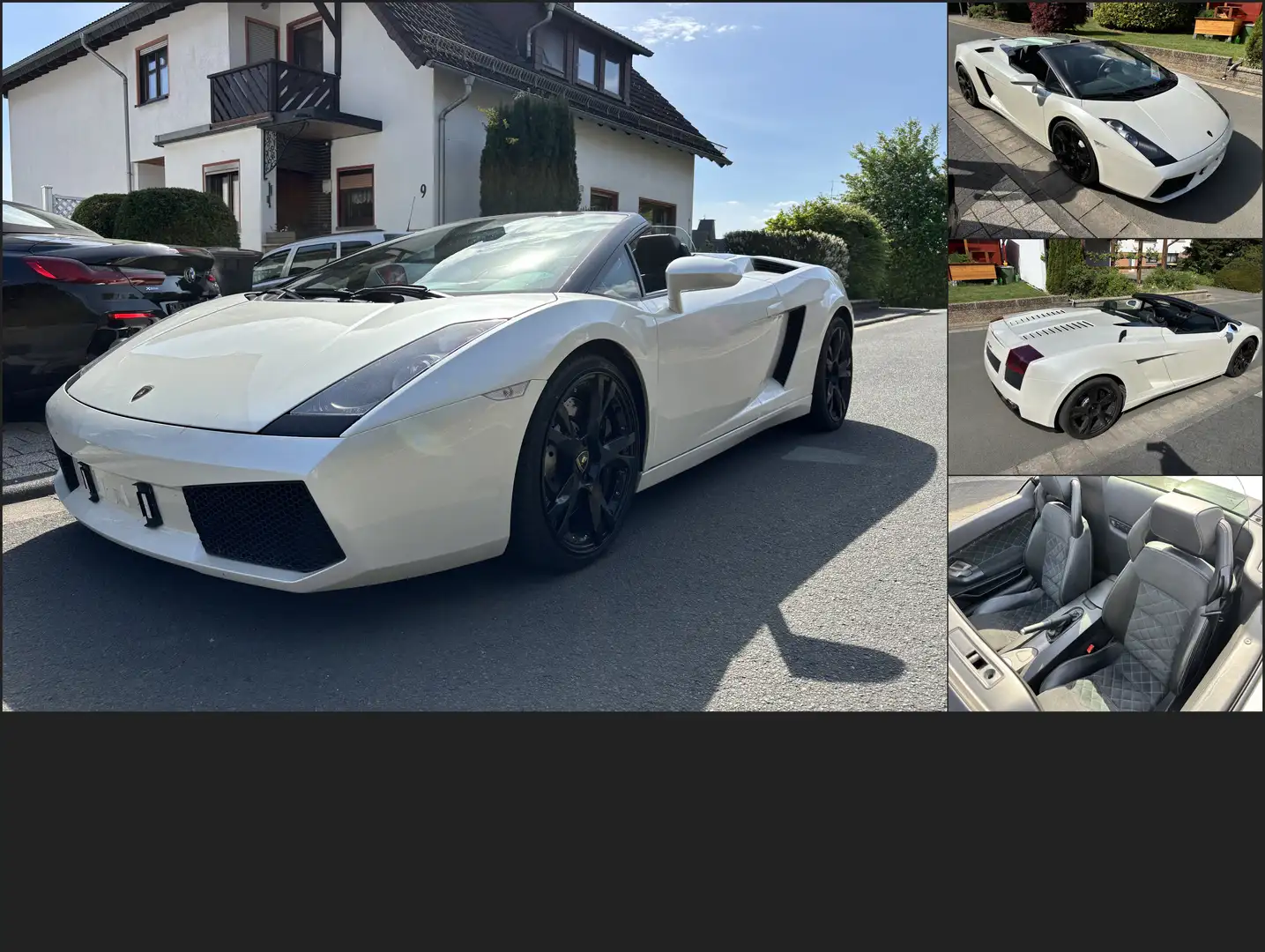Lamborghini Gallardo LP 520 Spyder E-Gear Deutsch!   Lifting Kamera Nav Blanco - 2