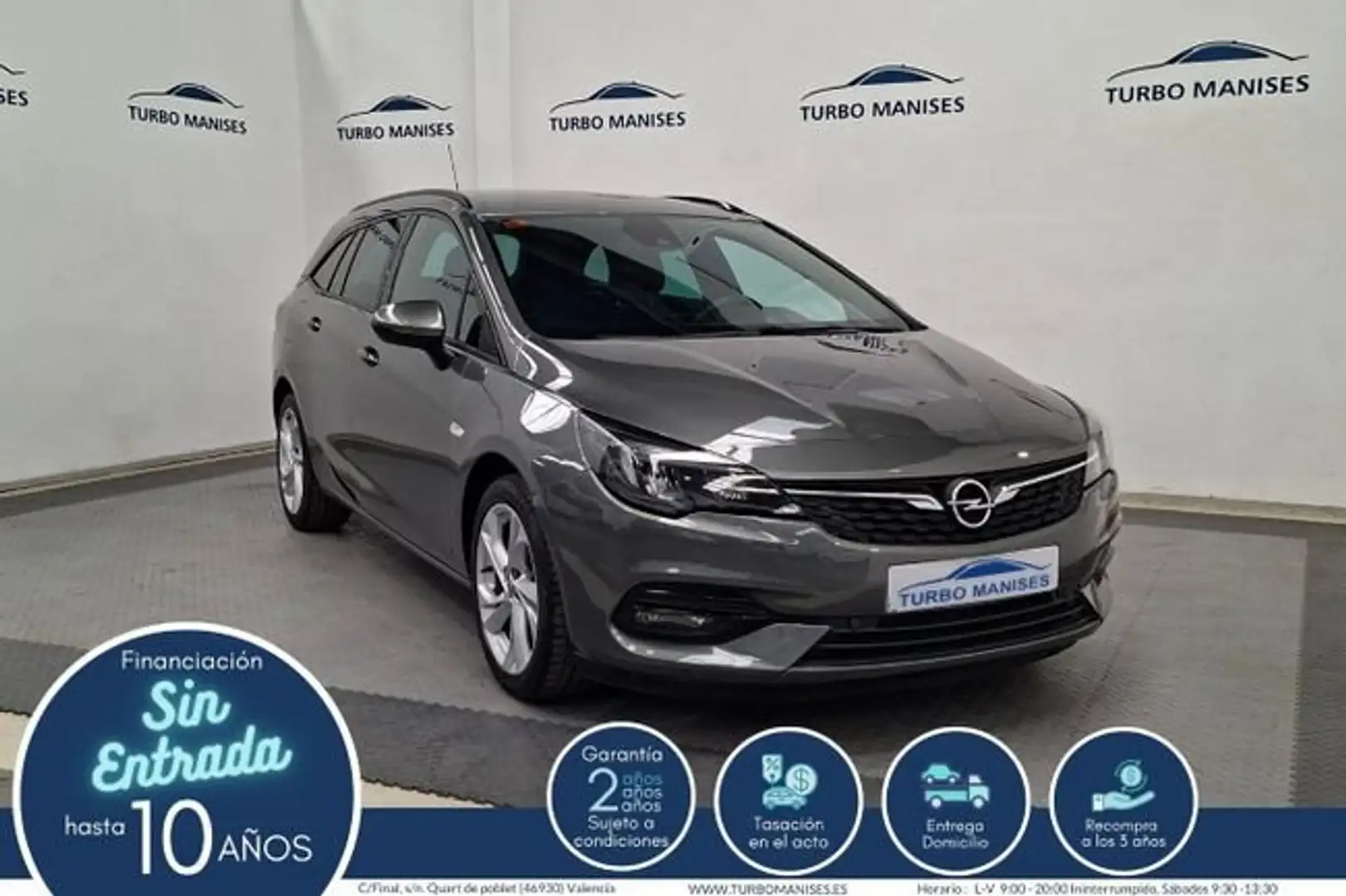 Opel Astra 1.4T SHT 107kW (145CV) Ultimate CVT ST Gris - 1