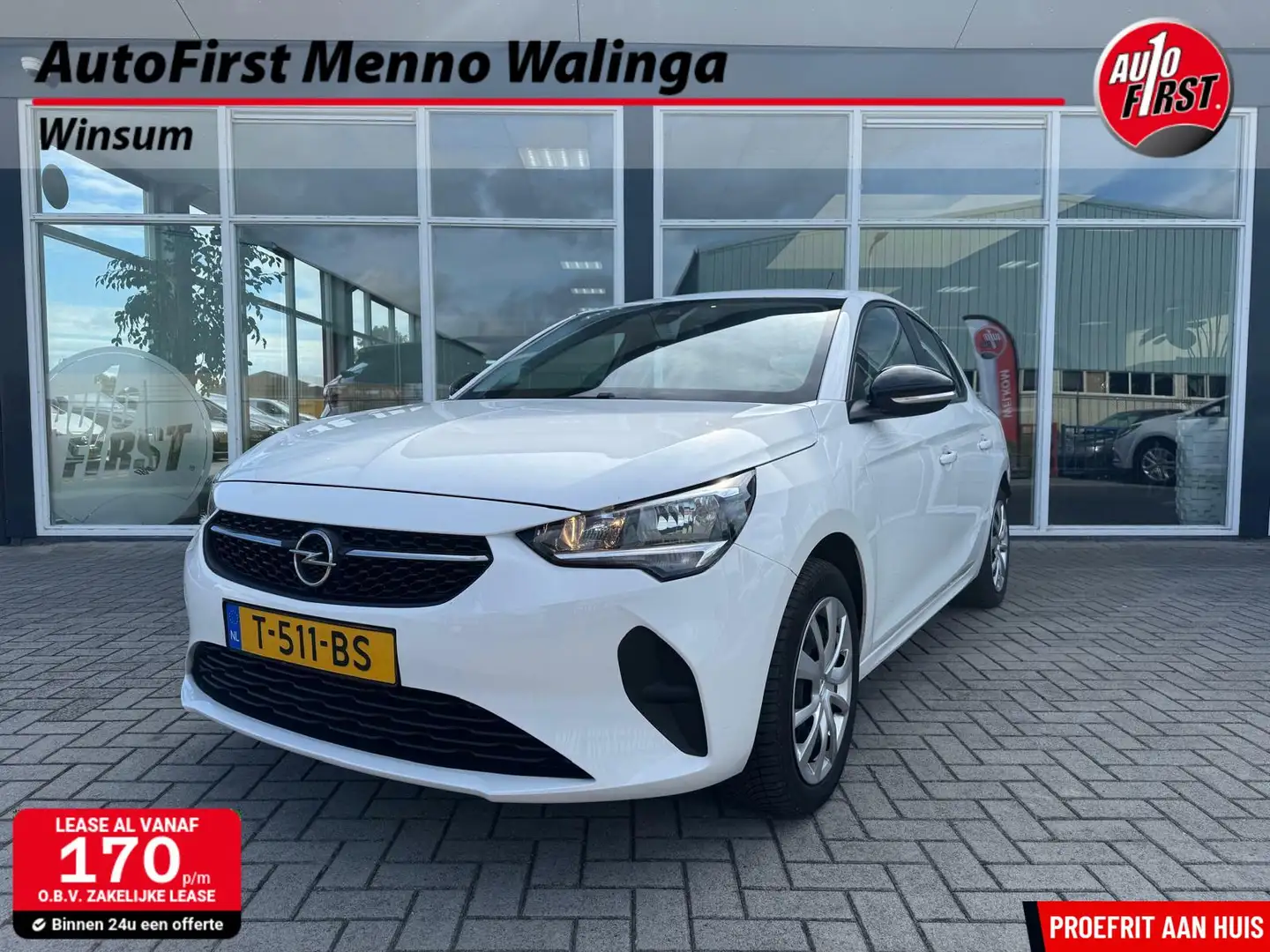 Opel Corsa-e Business Edition 50 kWh|Cruisecontrol|Airco|Apple Blanco - 1