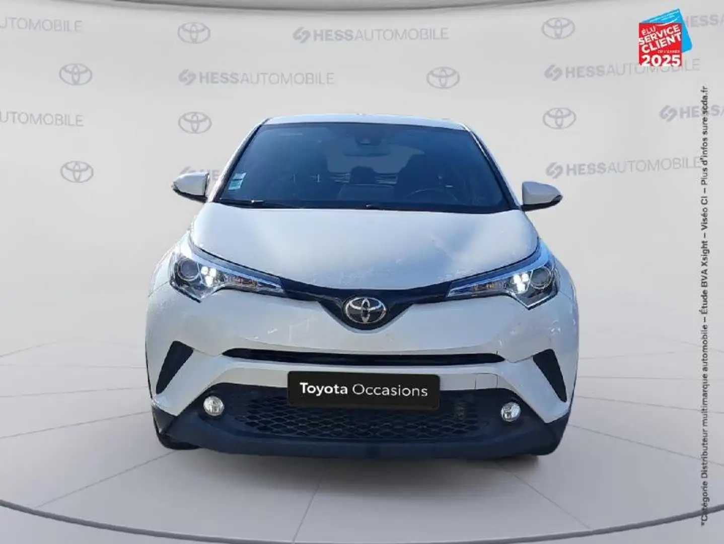 Toyota C-HR 1.2 Turbo 116ch Distinctive 2WD Blanc - 2