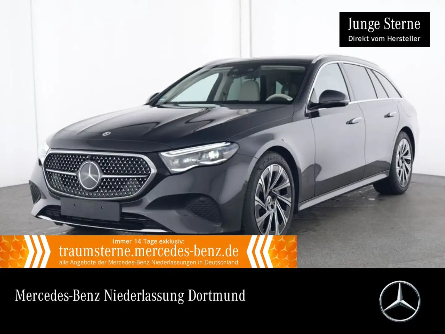 Mercedes-Benz E 300 de T 4M Hybrid Avantgarde Fahrass 360° PTS Grijs - 1