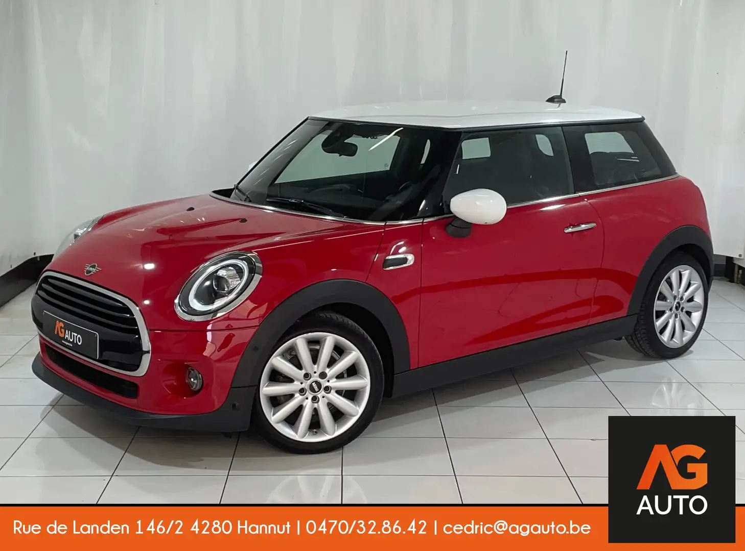 MINI Cooper 1.5A * LED * GPS * Clim auto * Régulateur Rouge - 1