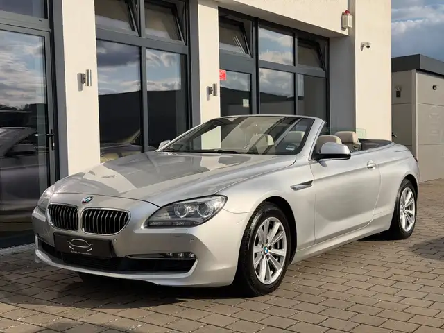 BMW 640 i F12 Cabrio /1.HAND/LEDER/MOTOR KLACKERT