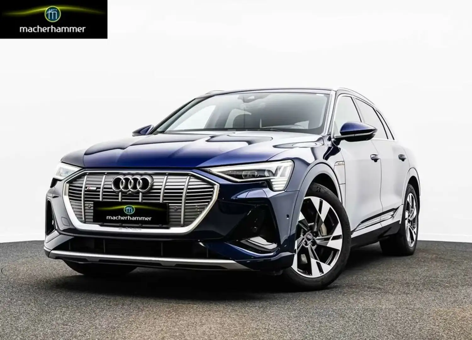 Audi e-tron 55 S LINE*ACC*MATRIX*PANO*AHK*360*HUD*MEMO* Blau - 1