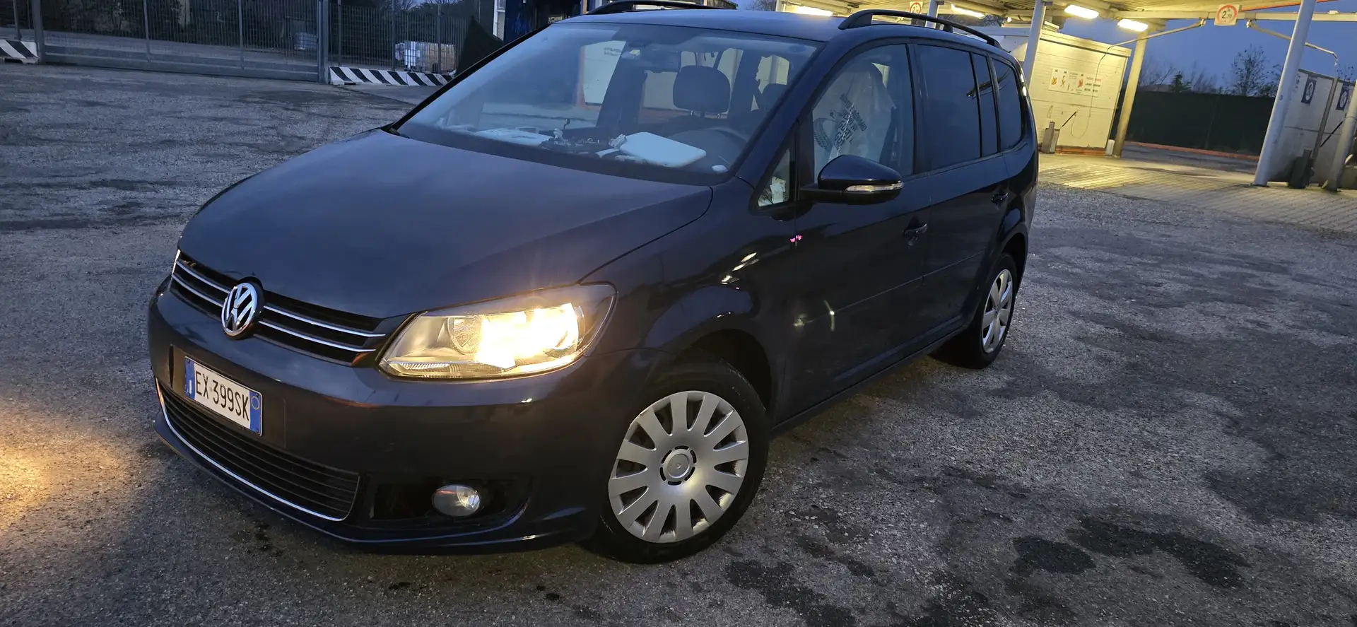 Volkswagen Touran Touran II 2010 1.6 tdi Comfortline Business dsg Bleu - 1