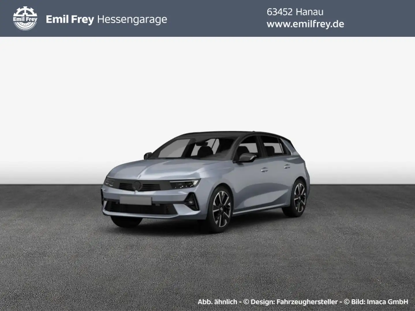 Opel Astra 1.2 Turbo Automatik GS 96 kW, 5-türig Silber - 1