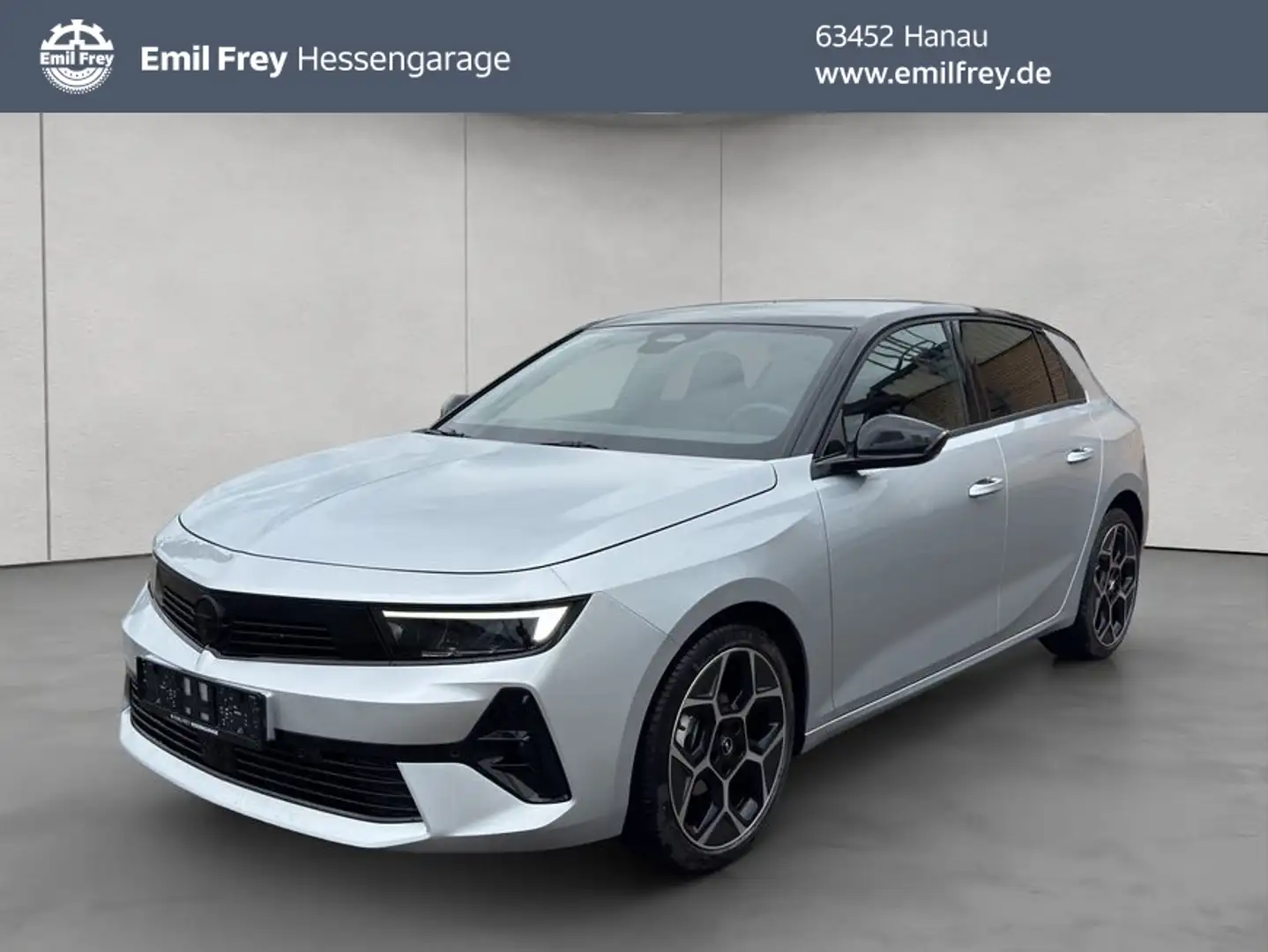 Opel Astra 1.2 Turbo Automatik GS 96 kW, 5-türig Srebrny - 1