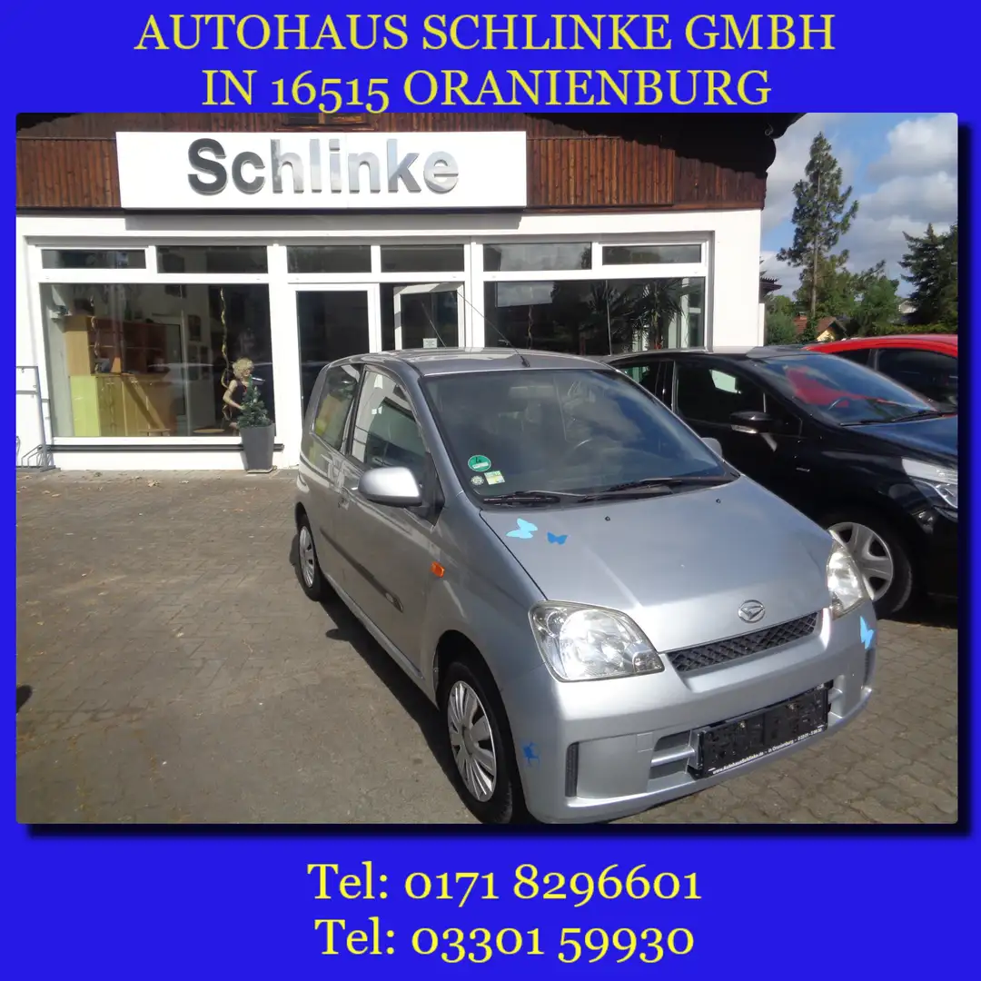 Daihatsu Cuore Plus (3-trg.) KLIMA BT FREIEPRECH USB CD SD GJR Plateado - 1