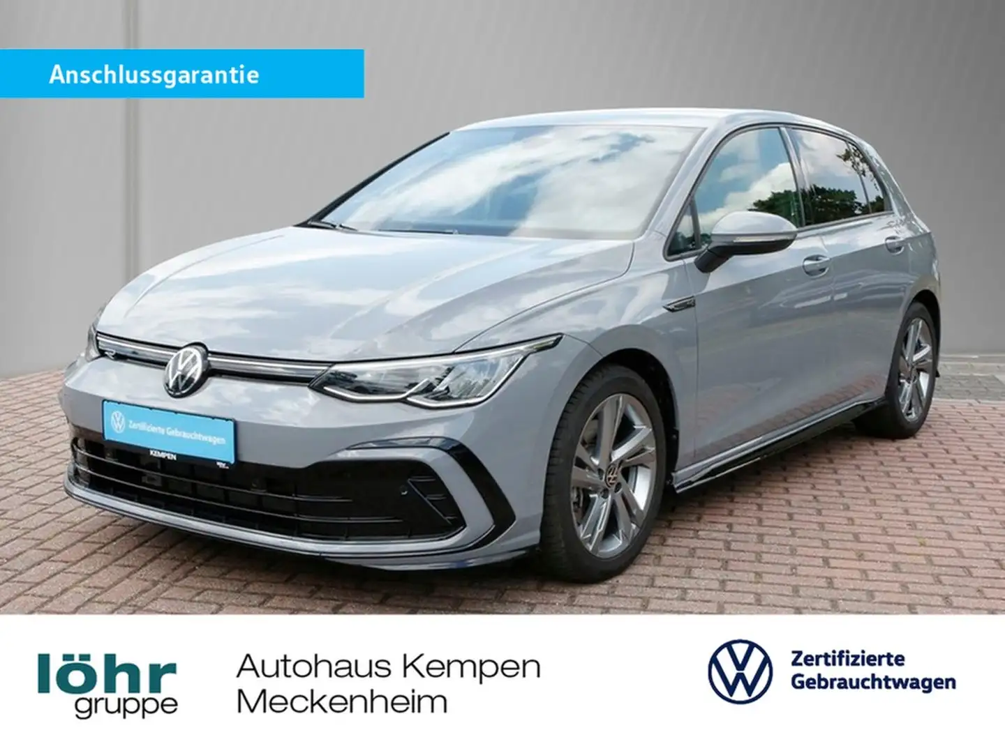 Volkswagen Golf VIII 2.0 TSI DSG R-Line 17"LM Navi+VC ACC PDC L... Grau - 1