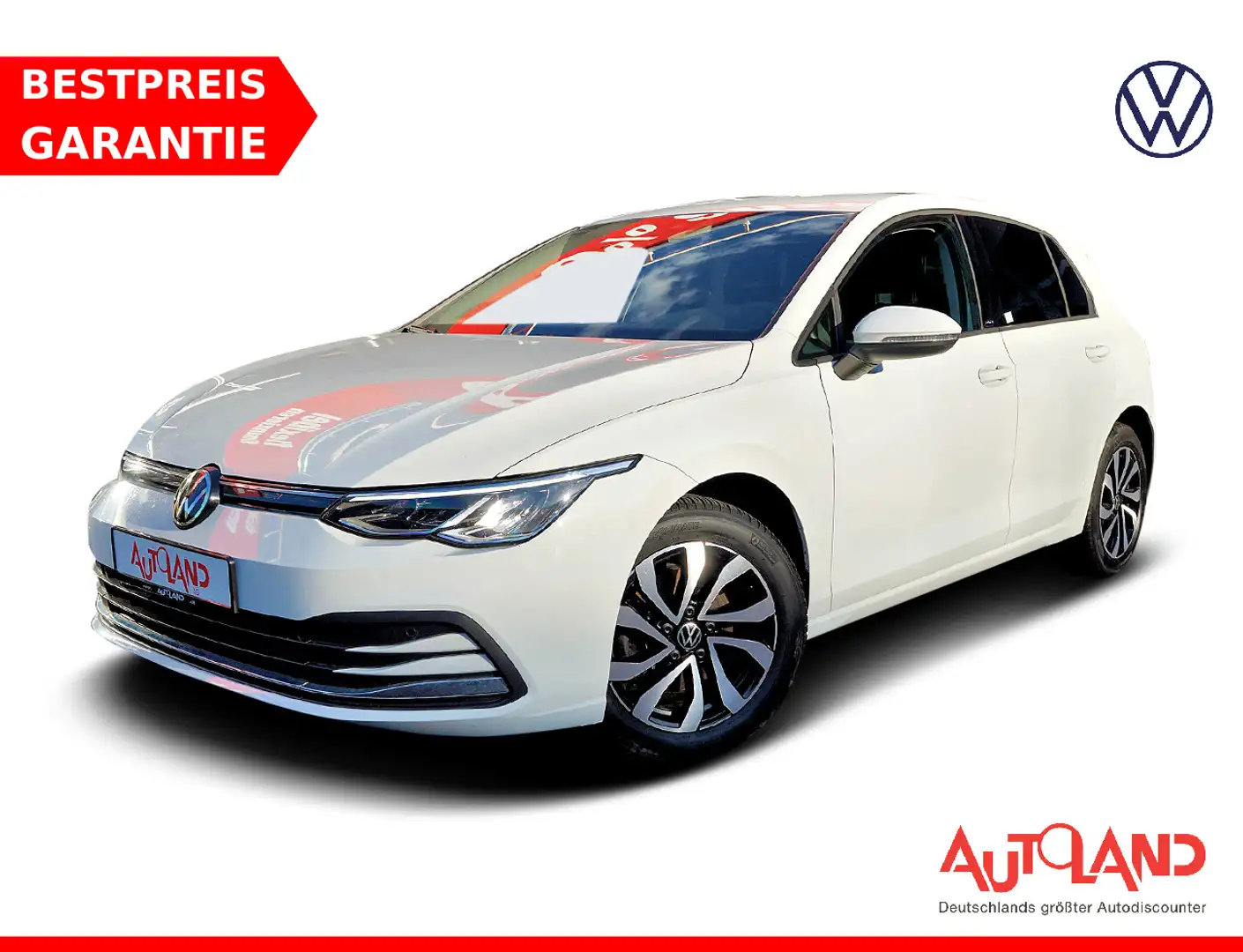 Volkswagen Golf VIII 1.5 TSI Active LED Navi ACC DAB PDC Weiß - 1