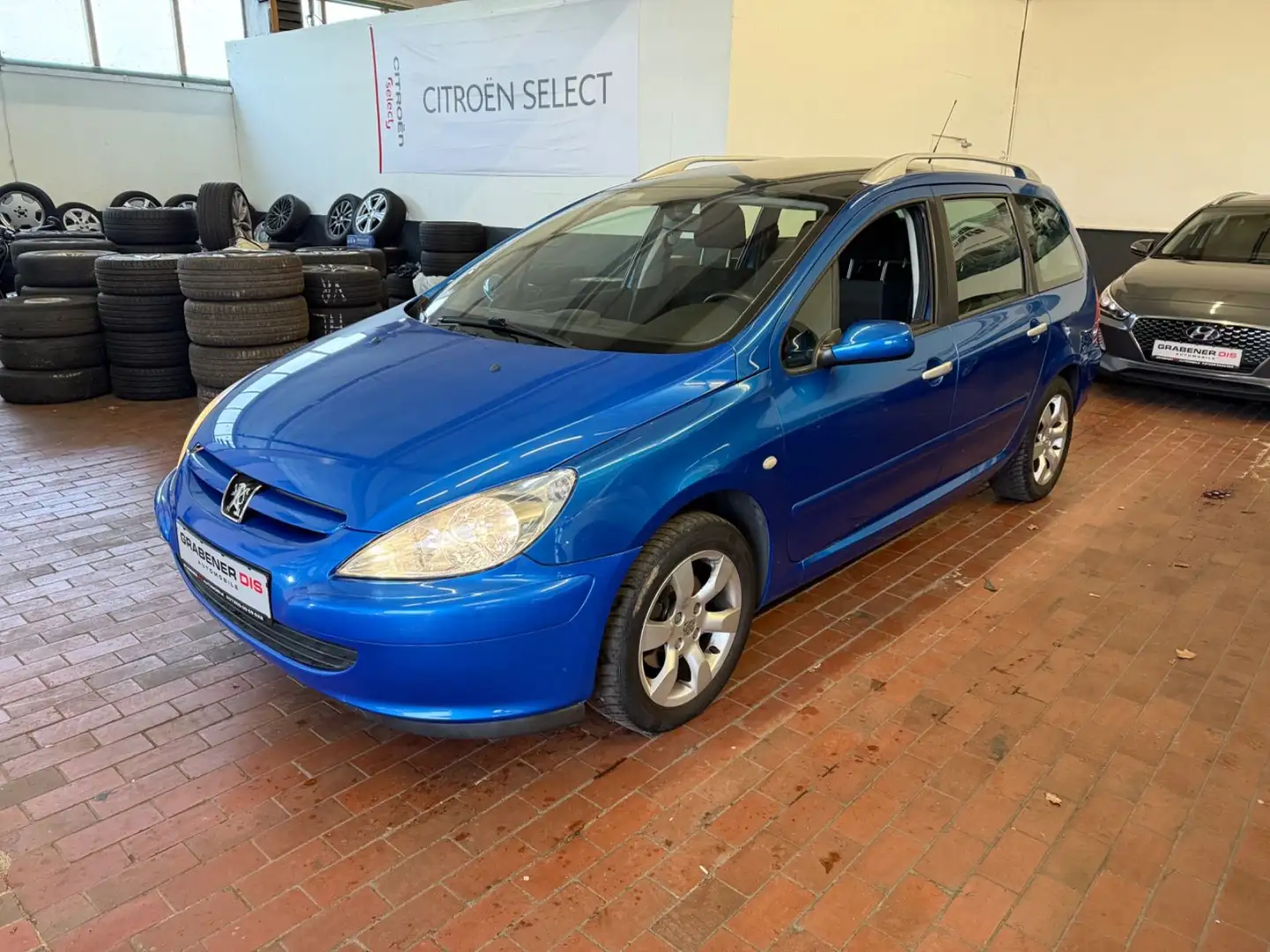 Peugeot 307 sw 16V 1.6 Kilma 7-Sitzer TÜV+Inspektion NEU Blau - 1