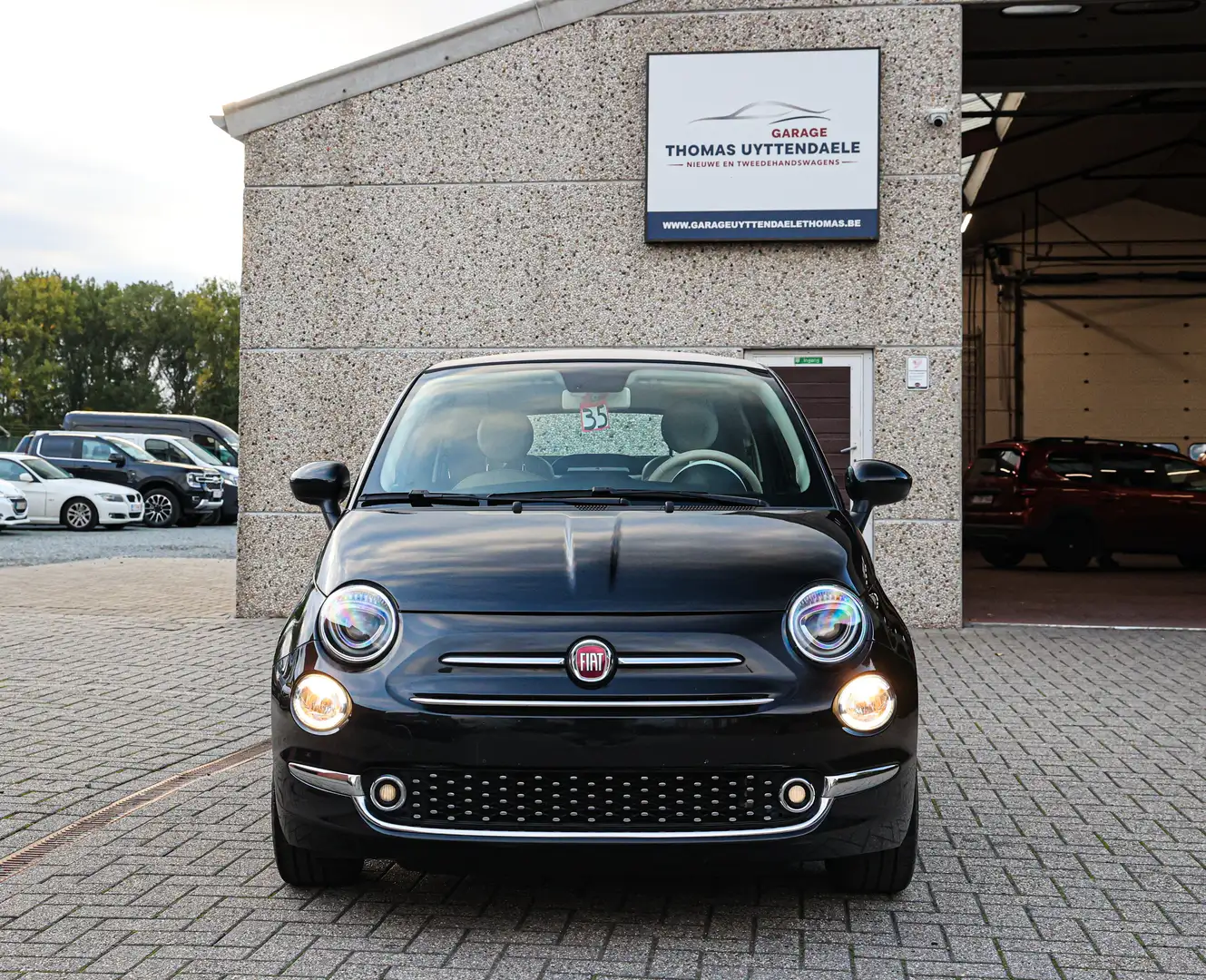 Fiat 500C CABRIO*AUTOMAAT*CRUISE-CONTROLE*APPLE-CARPLAY* Noir - 2
