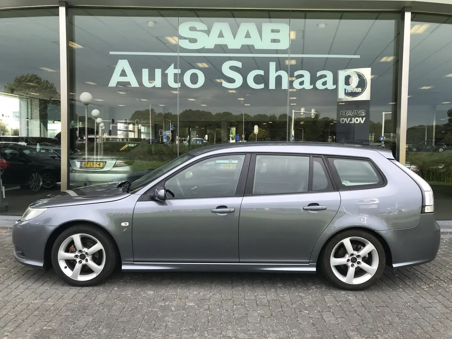 Saab 9-3 Estate 1.8t Norden | Rijklaar incl garantie | Hirs Grigio - 2