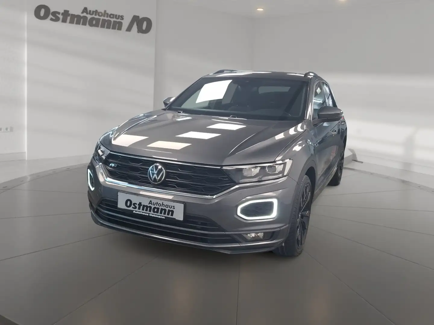 Volkswagen T-Roc 2.0 TDI Sport R-Line AHK PANO KAM ACC NAV Grau - 1