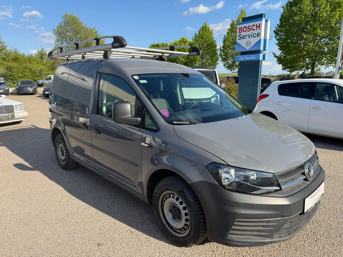 Volkswagen Caddy Kasten*1Besitz*Pickerl NEU*Klima*Dachträger* Grau - 2