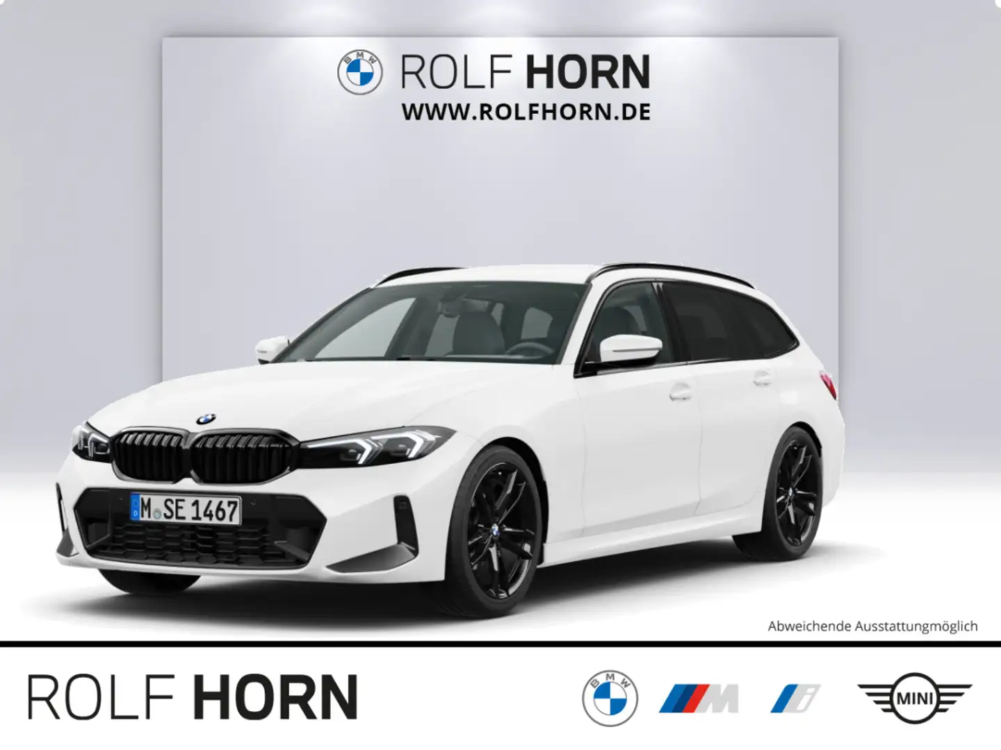 BMW 318 i Touring M Sportpaket HiFi RfKamera Navi 19" Weiß - 1