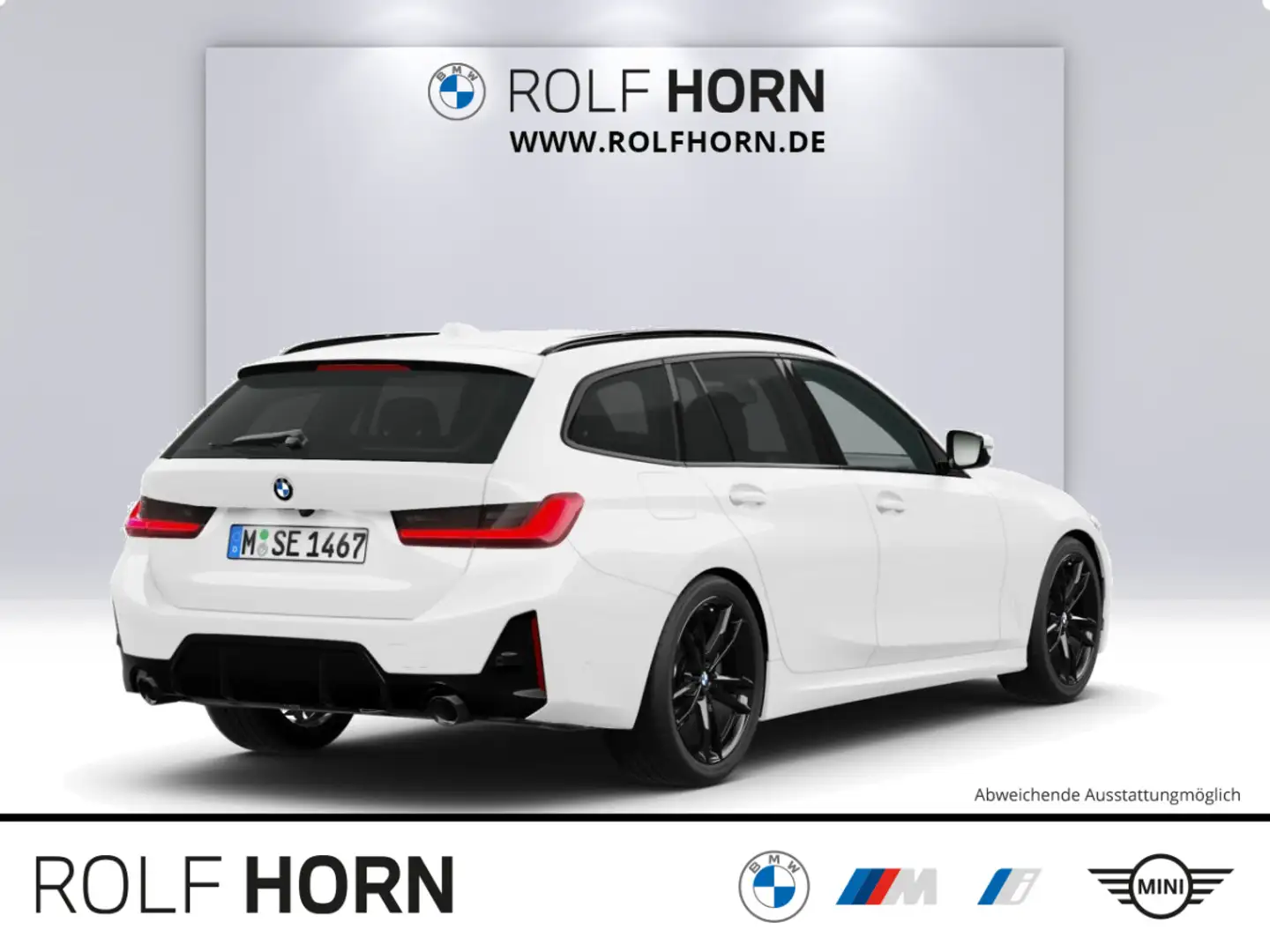 BMW 318 i Touring M Sportpaket HiFi RfKamera Navi 19" Weiß - 2
