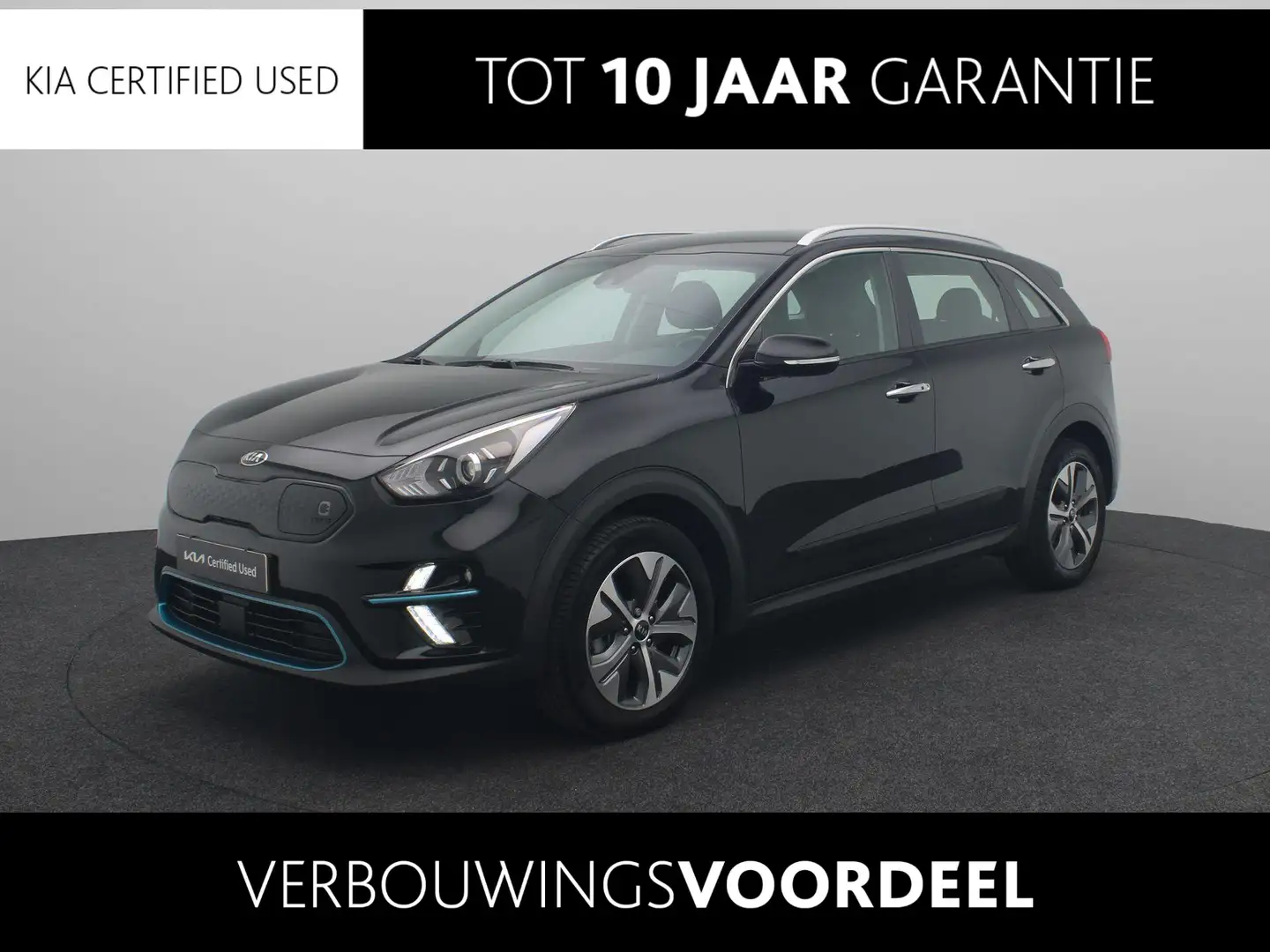 Kia e-Niro DynamicLine 64 kWh | Warmtepomp | SOH 100% | Stoel Noir - 1