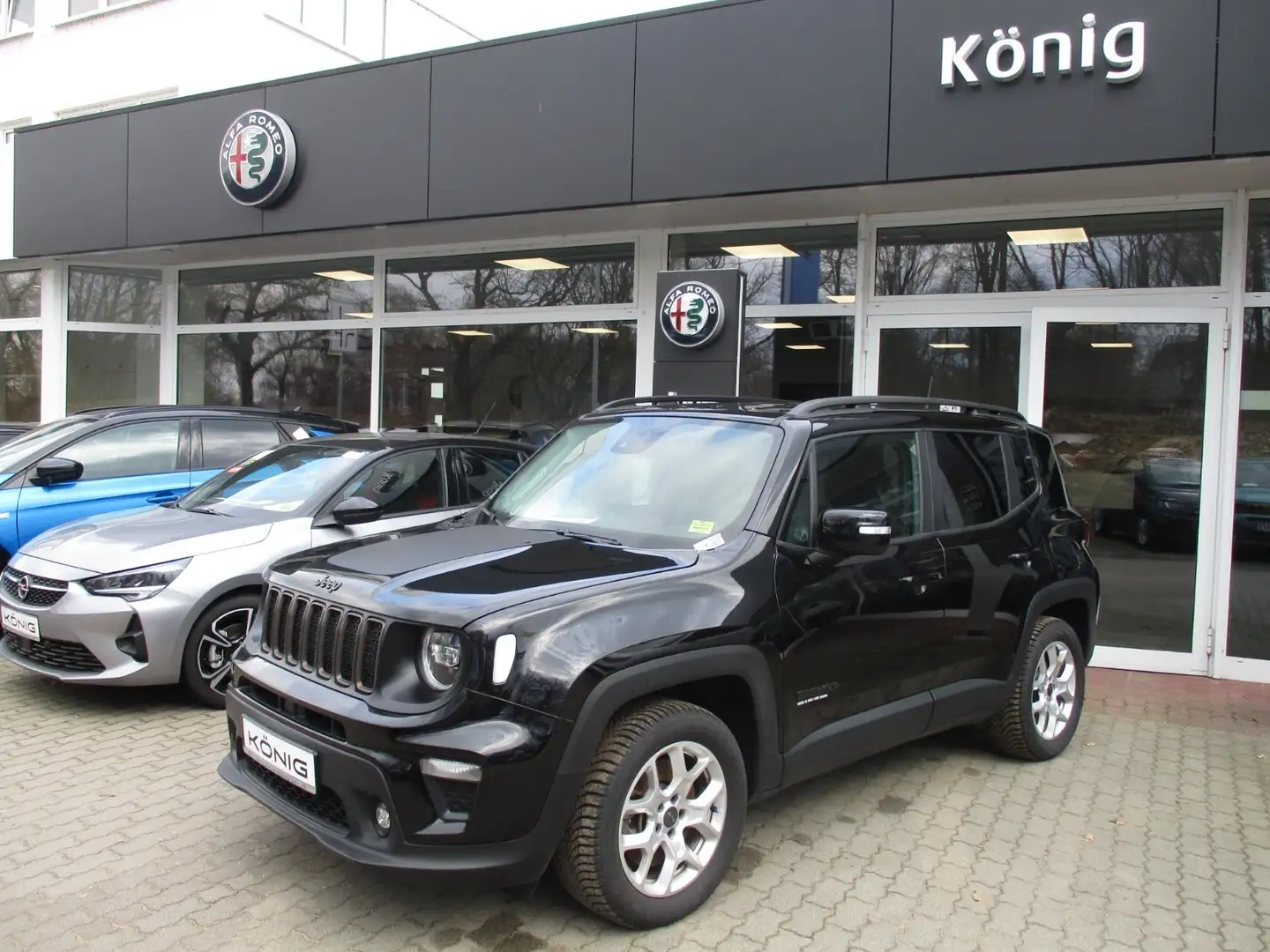 Jeep Renegade 1.3 PHEV Automatik 4x4 Klima,Carplay Noir - 1