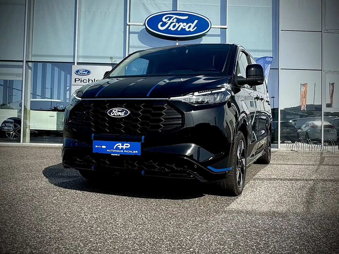 Ford Tourneo Custom Bus 2.5 PHEV 340 L1H1 FWD Sport Aut. LEASING AK... Schwarz - 1