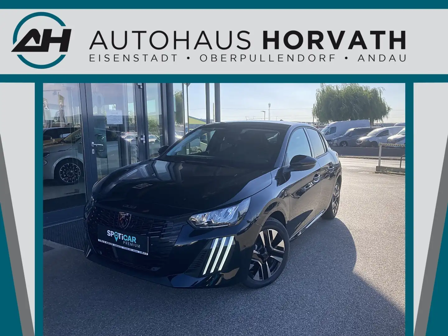 Peugeot 208 Hybrid 110 e-DCS6 Allure Schwarz - 1
