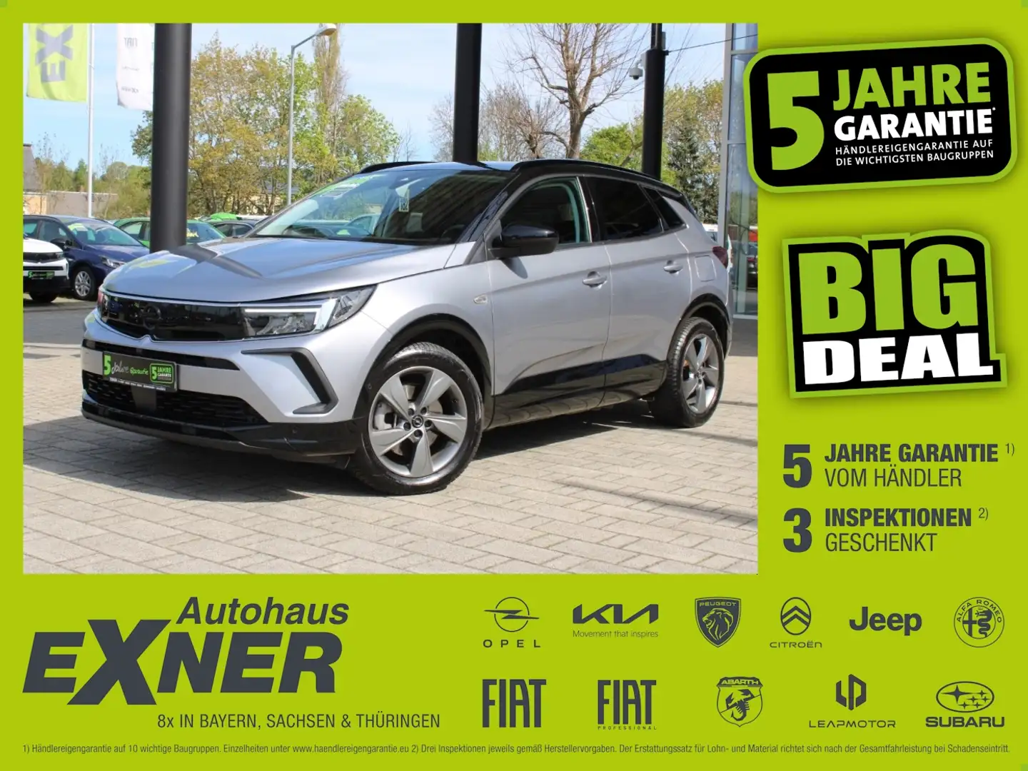 Opel Grandland 1.6 Turbo Hybrid GS LINE Navi, Kamera Argent - 1