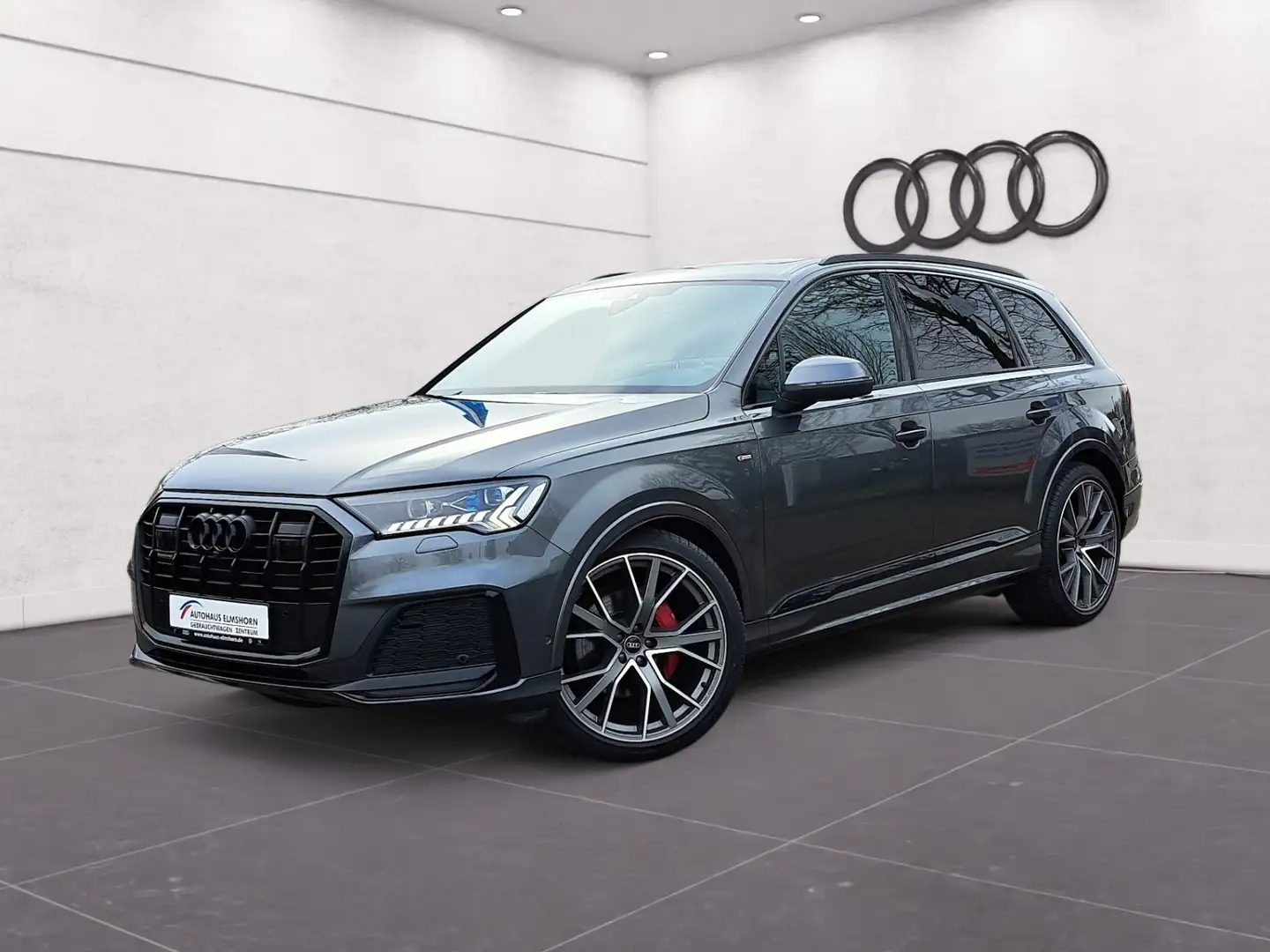 Audi Q7 S line 50 TDI quattro tiptr. AHK PANO STANDHEIZ M Šedá - 2
