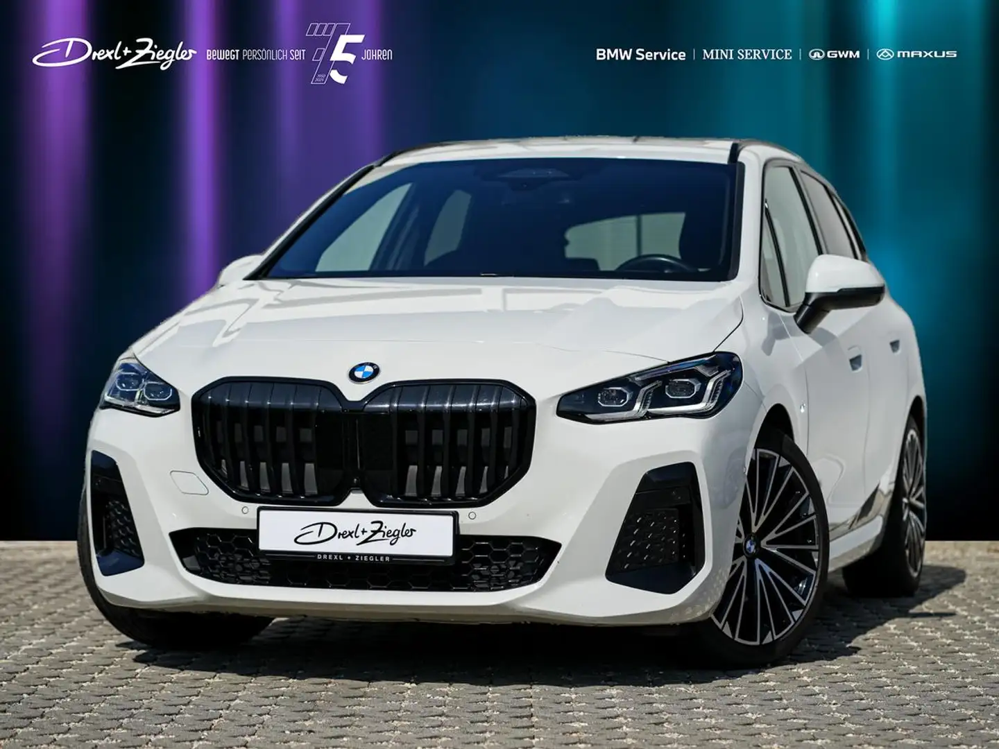 BMW 223 223i Active Tourer M-Sport AHK PANO HuD H&K KoZg Biały - 1