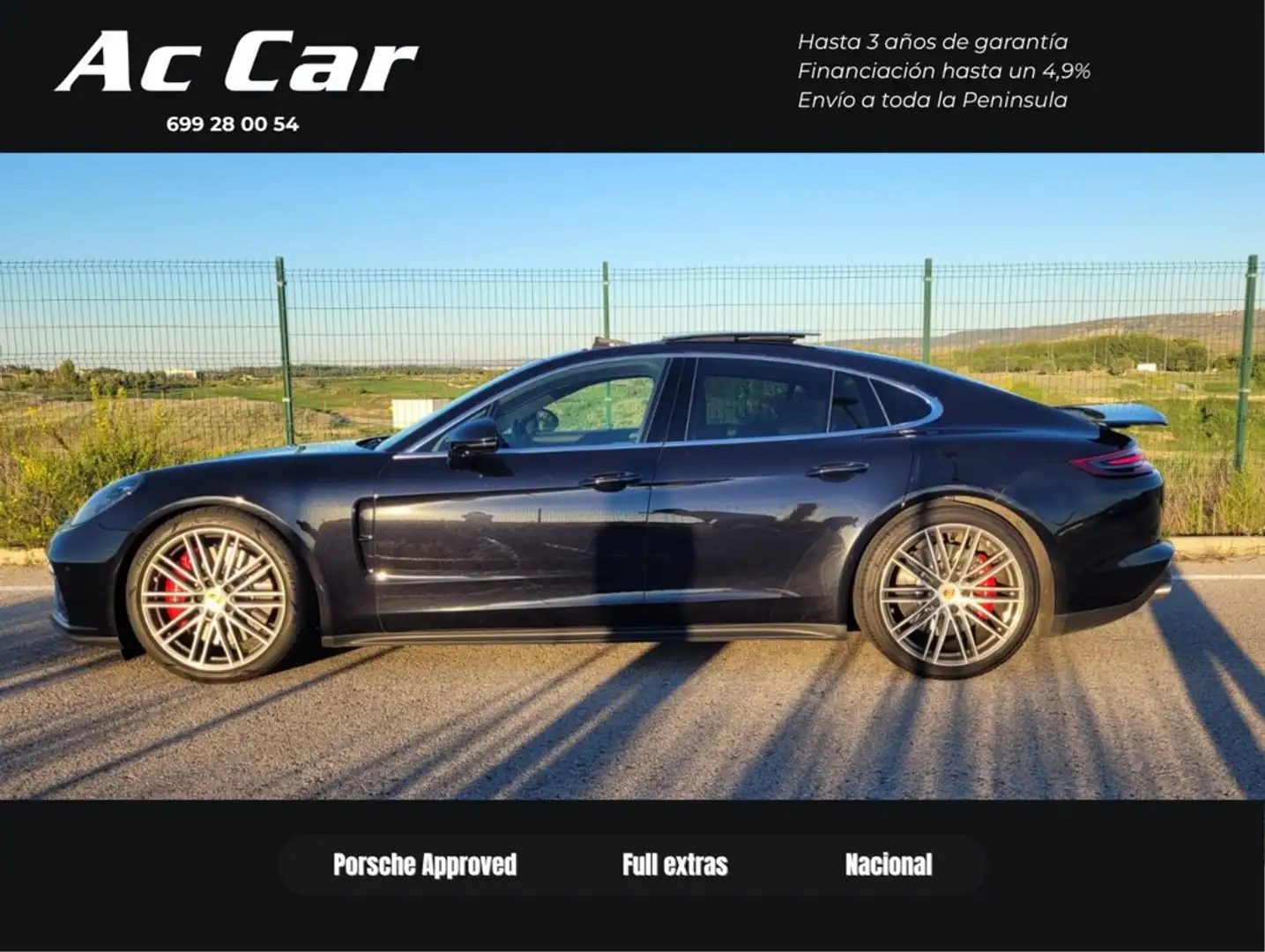 Porsche Panamera Turbo Negro - 1
